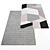 Modern Rectangular Rugs Set 3D model small image 1
