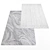 Modern Rectangular Rugs Set 3D model small image 2