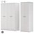 MODERN WHITE WARDROBE GODISHUS 3D model small image 3