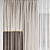 Modern Polygonal Curtain Set 3D model small image 2