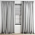 Modern Polygonal Curtain Set 3D model small image 6