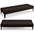 Elegant B&B Italia Bench - Filemone 3D model small image 3