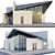 Modern Lakeview House 1300 3D model small image 1