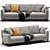 Modern Molteni Lido Sofa: Sleek Design & Comfort 3D model small image 2