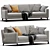 Modern Molteni Lido Sofa: Sleek Design & Comfort 3D model small image 4