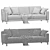 Modern Molteni Lido Sofa: Sleek Design & Comfort 3D model small image 5