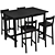 Nordviken Kids Table & Chairs Set 3D model small image 1