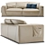 FENDI CASA FABIO Comfort Sofa 3D model small image 3