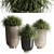 Concrete Vase: Indoor Plant Collection 3D model small image 1