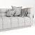 Velvet Delano Sofa: Luxurious Comfort 3D model small image 8