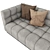 Velvet Delano Sofa: Luxurious Comfort 3D model small image 9