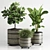 Handmade Pottery Vase for Indoor Plants 3D model small image 1