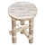 Travertine Side Tables: Elegant Ensemble by Clement Brazille 3D model small image 2