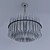 Elegant Nocturne 50 Chandelier 3D model small image 4