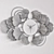 Timeless Elegance: Clock Wall Decor 3D model small image 3