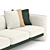 Turri Blossom Modern Sofa 3D model small image 4