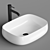 Elegant ArtCeram COGNAC Washbasin 3D model small image 1