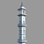 Islamic Mosque Minaret: Elegant Architectural Symbol 3D model small image 6