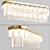 CARTTEL Brass Pendant Chandelier 3D model small image 2