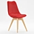 Elegant Tulip Dining Chair - 7 Colore Options 3D model small image 1