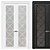 Sleek Interior Door Design 3D model small image 1