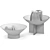 Outdoor Braziers Umlo and Obole 3D model small image 5