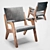 Zanine Caldas Lounge Chair 3D model small image 1