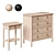 Scandinavian Charm: BJÖRKSNÄS Cabinet & Chest 3D model small image 7