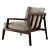 Italian Petra Armchair: Stylish Simplicity 3D model small image 2