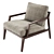 Italian Petra Armchair: Stylish Simplicity 3D model small image 3