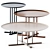 Sleek and Stylish Coffee Tables Sini 3D model small image 1