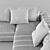 Luxury Comfort: Minotti Freeman Duvet Sofa 3D model small image 7