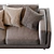 Zander Chaise Sectional: Modern Comfort for Your Space 3D model small image 6