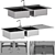  Dual Stainless Steel Sink 3D model small image 2