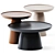 Modern Metal Coffee Tables Hrib 3D model small image 1
