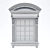 Classic Facade Window: Timeless Elegance 3D model small image 4