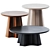 Sleek Metal Coffee Tables-XX 3D model small image 1