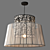 African-inspired Beaded Pendant Light 3D model small image 1