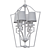 Elegant Corona Lantern 3D model small image 2