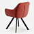 AROOMA Roan Chair - Modern Ergonomic Seating 3D model small image 3