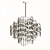 Elegant Glass Pendant Chandelier 3D model small image 3