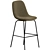 Elegant Eyes 4 Leg Barstool: Fredericia 3D model small image 2