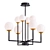 Bonzo Chandelier: Stunningly Elegant Lighting Fixture 3D model small image 1