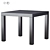 Modern Minimalist Lack Side Table 3D model small image 5