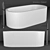 Luxurious Antonio Lupi Oio 4 Soaking Tub 3D model small image 1