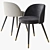 Elegant Chloe Dining Chair 3D model small image 2