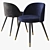 Elegant Chloe Dining Chair 3D model small image 3