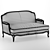 Elegant Classic Sofa 3D model small image 3