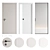 Elegant Garofoli Doors Set 3D model small image 1