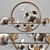 Modern Abstract Metal Wall Decor 3D model small image 1